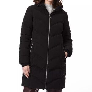 Bernardo Women's Black Puffer Jacket size small NWT